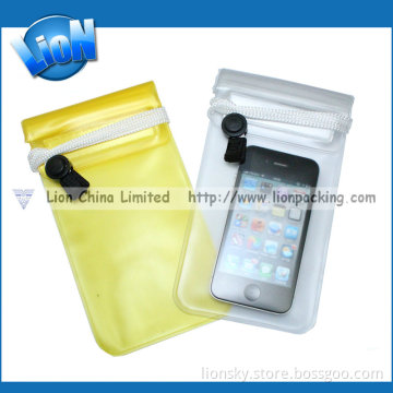 Yellow White Waterproof Bag